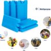 Anstore Freezer Blocks, 6 Pack Reusable Ice Cooler Blocks Ice Pack for Cool Bag Cool Box Ice Box