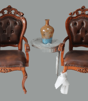Queen Vintage Arm Chairs Wood Nordic Italian Antique Century Furniture