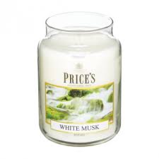 White Musk Large Jar Candle - Sweet, Delicious, Quality Fragrance - Long Lasting Scent - Up to 150 Hour Burn Time